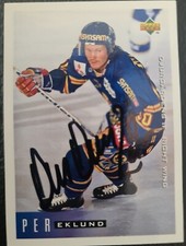 PER EKLUND Autogramm Signiert Original Autogrammkarte Autograph Signed