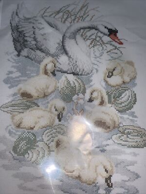 KREUZSTICH PAKO 235.321 - SCHWAN & CYGNETS - Neu - MISC2