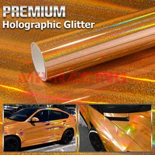 Holographic Glitter Rainbow Chrome Car Vehicle Vinyl Wrap Sticker Decal Sheet