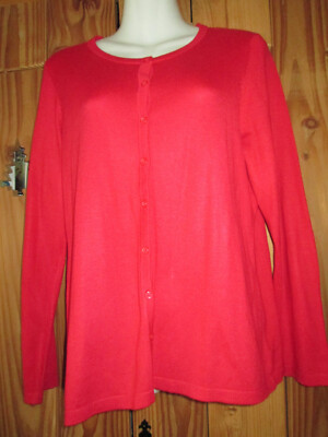 Gilet uni rouge,Taille M (40/42),marque