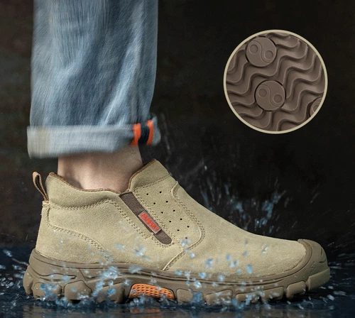 New Women Men Indestructible Composite Toe Safety Shoes Waterproof Leather Boots - Picture 12 of 35
