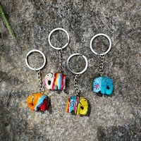 "Budawi® SchlüSselanhäNger \" Elefant \" 25 X 20 Mm Speckstein SchlüSsel AnhäNger"