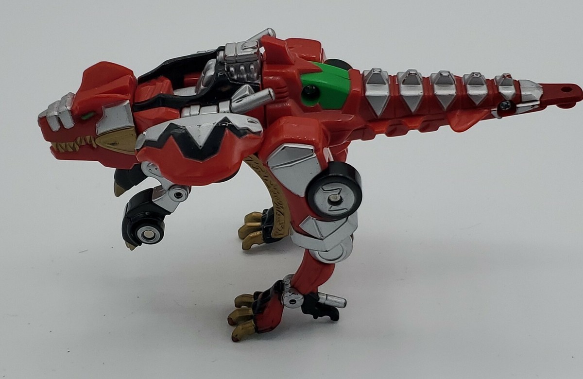 HTF 2003 Bandai Power Rangers Dino Thunder Transforming T-Rex Red