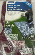 8' x 16' Outdoor Rugs Patio Rug Reversible Mats for Patios, Camping, Porch,RV