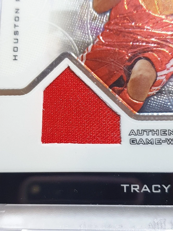 2005 Topps Finest Tracy McGrady #PATCH /299 Game Worn Jersey - Ready to Grade - Image 2 of 4