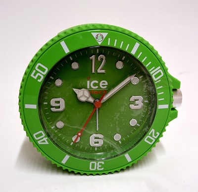 Ice Watch Clock Green Alarm Clock Wall Clock Travel IAF.GN | eBay