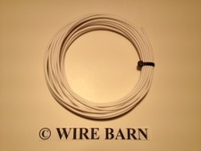 16 GAUGE GXL WHITE AUTOMOTIVE WIRE - HIGH TEMP - 50 FT PRIMARY HOOKUP WIRE USA
