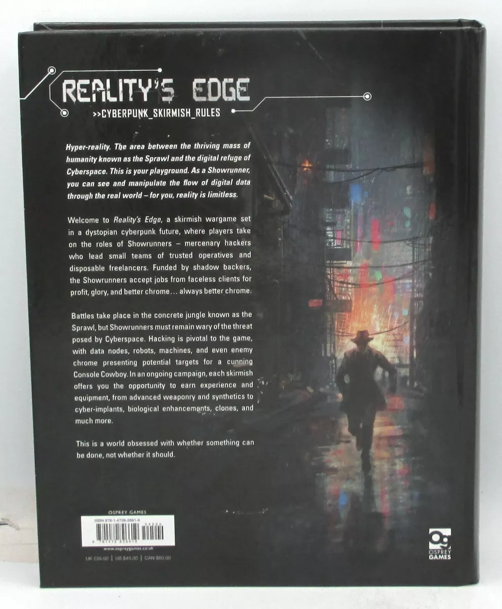 Reality's Edge: Cyberpunk Skirmish Rules: Reality's Edge Joseph McGuire  Osprey Games