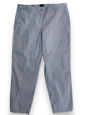 Talbots Womens Pants Relaxed Chino Trousers Sz 14 Cotton Stretch Khaki Straight