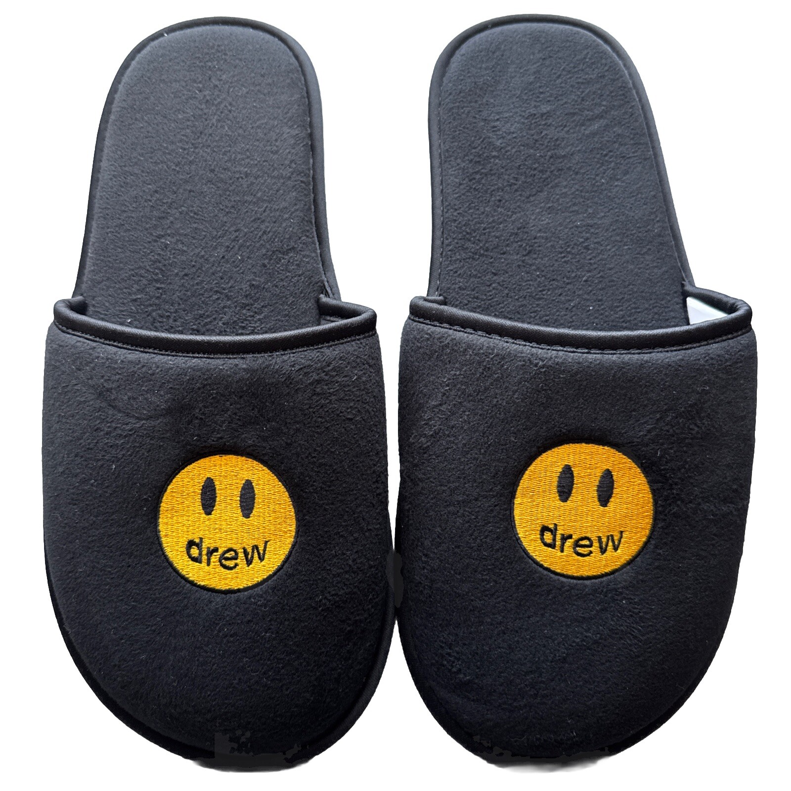 PANTOFOLA D’ORO Nuovissime ciabatte mascotte Drew Ho Justin Bieber oro nero L XL