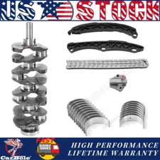 Engine Rebuild Kit Crankshaft Main Rod Bearing Timing Chain For Hyundai Kia 2.4L