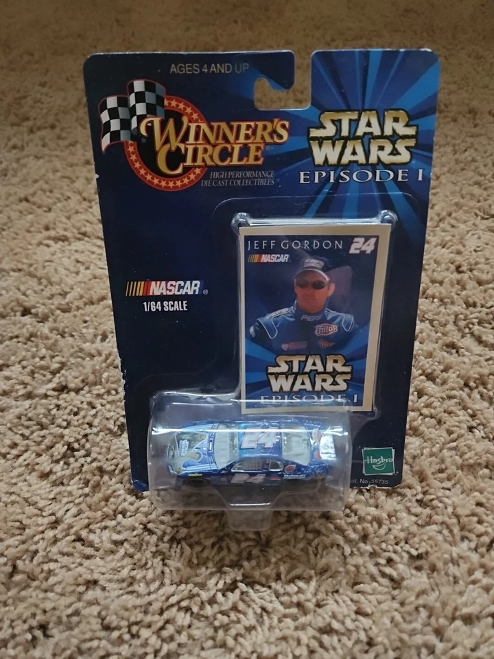 JEFF GORDON WINNER'S CIRCLE #24 STAR WARS EPISODE 1 NASCAR '99 MONTE CARLO 1:64 - Image 2 of 3