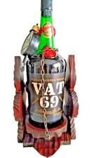 Finest Scotch Whisky VAT69 Magnum 43%, 60er Jahre Abfüllung, dekorativer Ständer