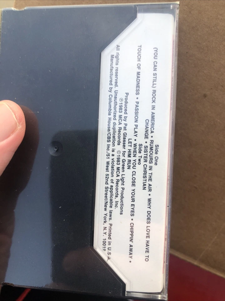 NIGHT RANGER MIDNIGHT MADNESS CASSETTE TAPE New Mcac 5456 - Image 4 of 4