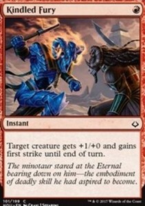 Kindled Fury x4 - Hour of Devastation - NM-Mint, English - Hour of Devastation