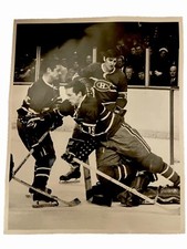1970 NHL HOCKEY TYPE 1 PHOTO TERRY HARPER SERGE SAVARD MONTREAL CANADIENS AHL