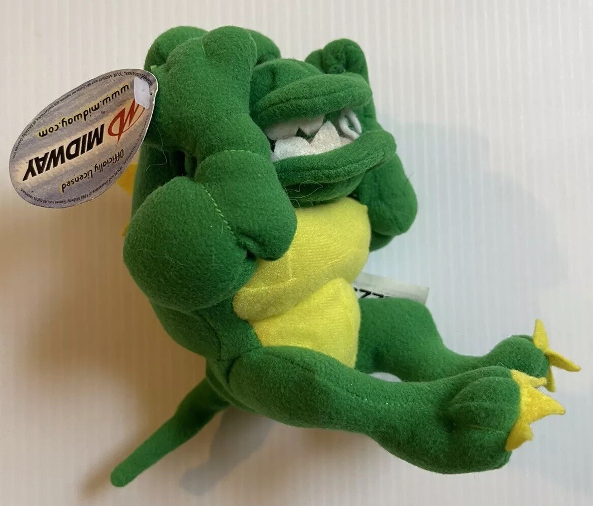 Rampage 2 Universal Tour Plush Lizzie Nintendo 64 Rampage 2 Plush