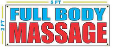 FULL BODY MASSAGE Banner Sign NEW Larger Size for Nail Spa or Salon