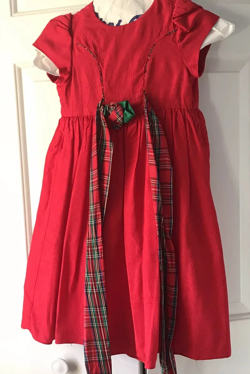 white christmas dresses Clara's Christmas Ruffle Twirl Dress 5/6