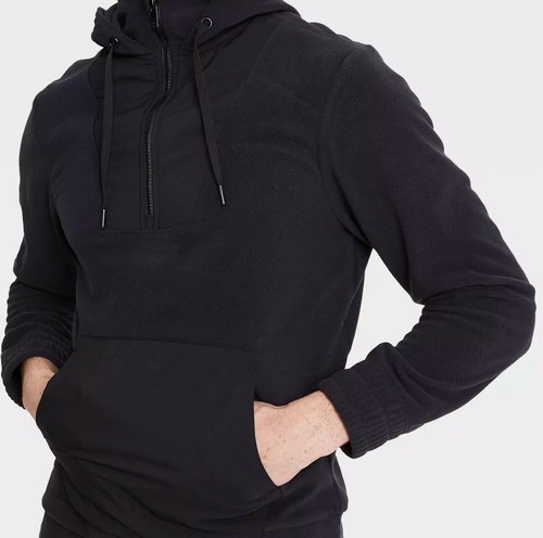 All In Motion™ ~ Medium ~ Black Onyx ~ 1/4 Zip ~ Drawstring Hoodie ~ Jacket - Bild 6 von 9