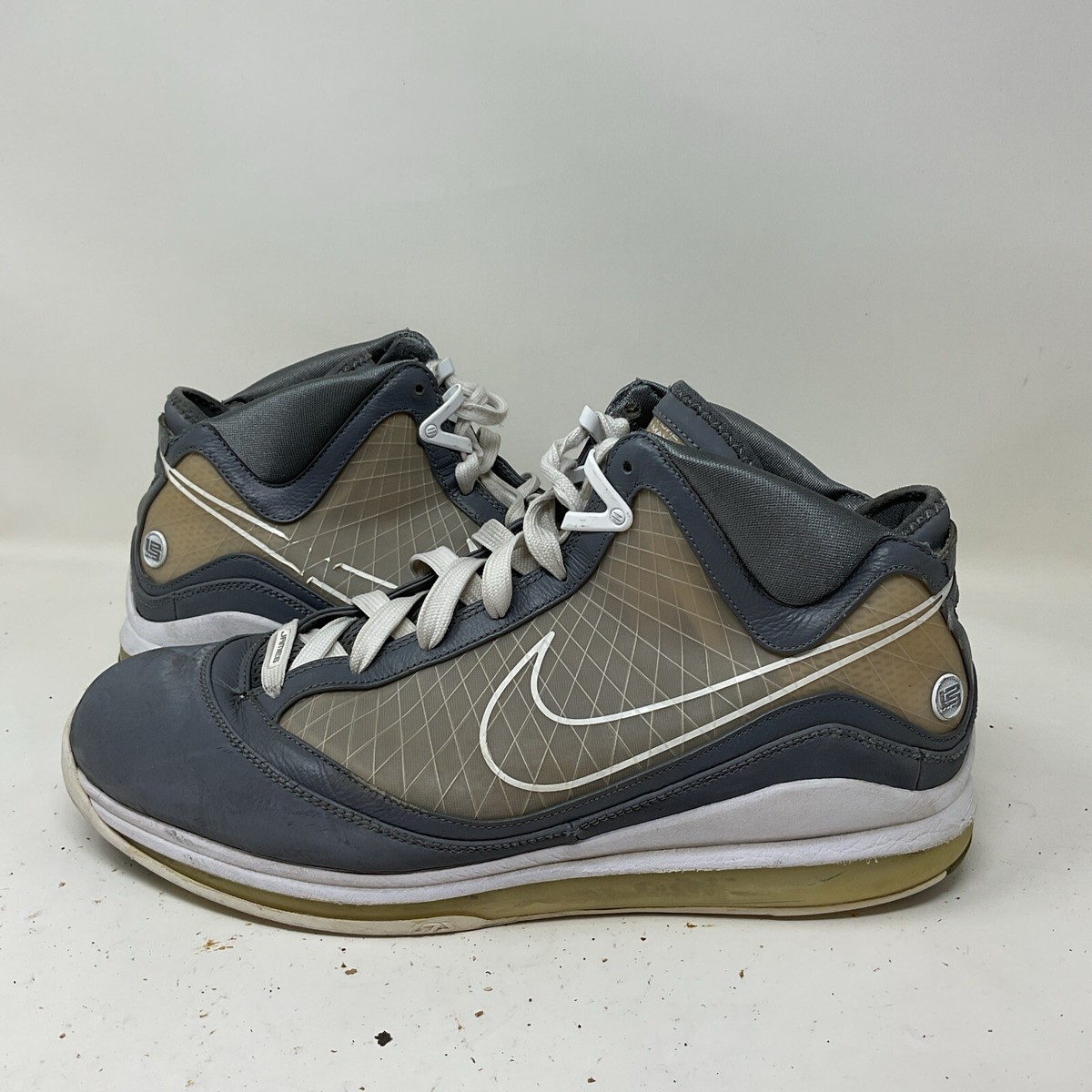 2009 Nike Air Max LeBron 7 VII Cool Grey Size 12 375664-002  display picture 2