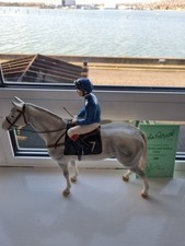 John Beswick Racing Horse Grey No 7 with Jockey. Limited Edition