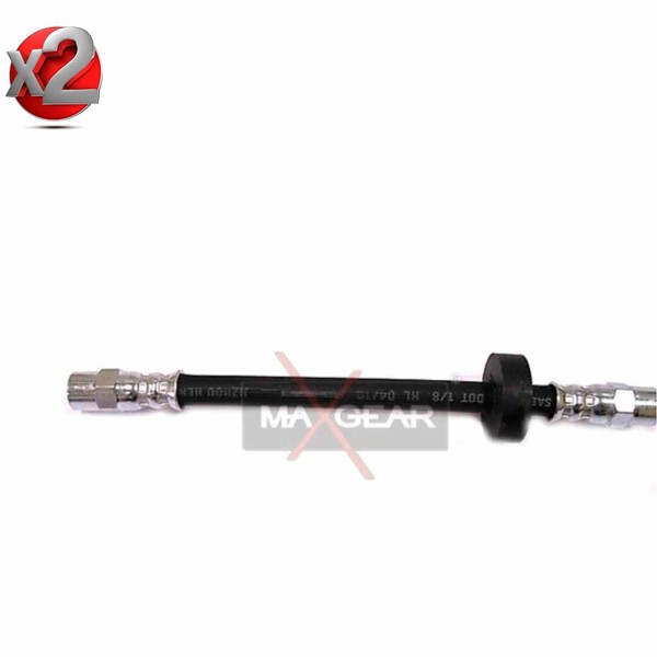 Maxgear 2X Bremsschlauch Hinten FüR VW Golf I Cabriolet 1.8 1.6 Audi 80-image