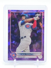 WILLSON CONTRERAS 2022 TOPPS CHROME SAPPHIRE PURPLE #147 CUBS /10 Q3249