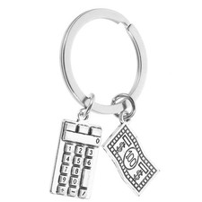  Portachiavi Calcolatrice Matematica Ciondolo Della Catena Chiave Zaino