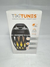 TikiTunes Wireless Bluetooth Speaker w/ LED Flame Light  NEW  IP65 Outdoor 