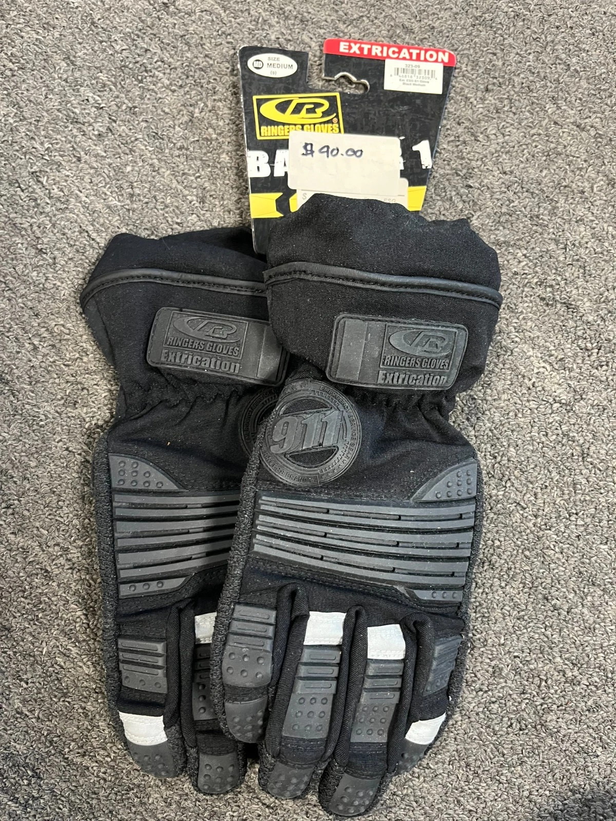Ringers Gloves ESG Barrier One Black Medium (9)