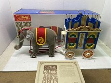 Vintage LE Steiff Golden Age Of The Circus 5 Wagons Animals w/ COA w/ Boxes