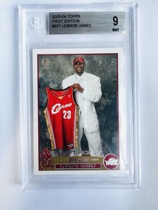 LeBron James 2003 Topps #221 First Edition Price Guide LeBron James 2003 Topps #221 First Edition Price Guide