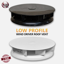 Wind Driven Van Roof Vent Spinning Fan Low Profile Air Rotary Van Pet Dog Horse