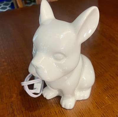 Target French Bulldog Ceramic Night Light Table Lamp