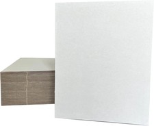 36 Packs 12x12 Inch Corrugated Cardboard Sheets Premium White Corrugated Card