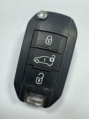 Vauxhall flip key fob 3 button remote tested and working genuine 9851290880
