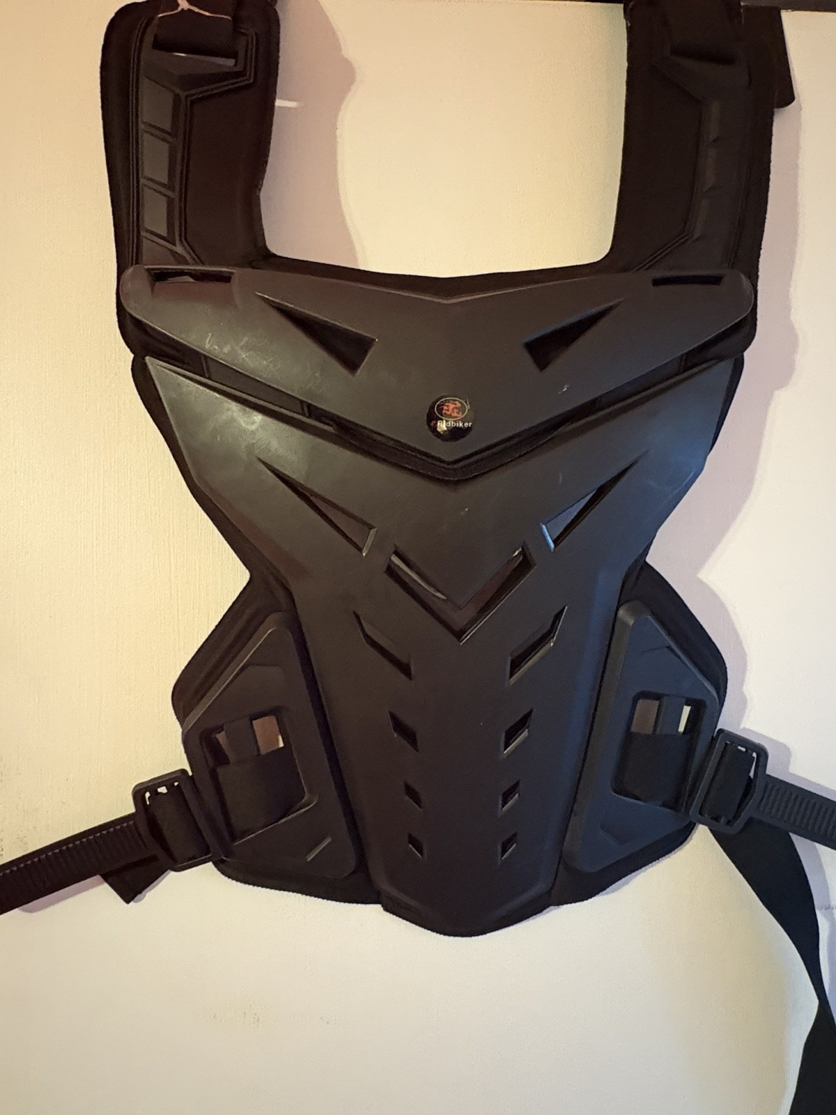 Ridbiker Motocross Motorcycle Chest Protector Body Armor Black Adult Gear