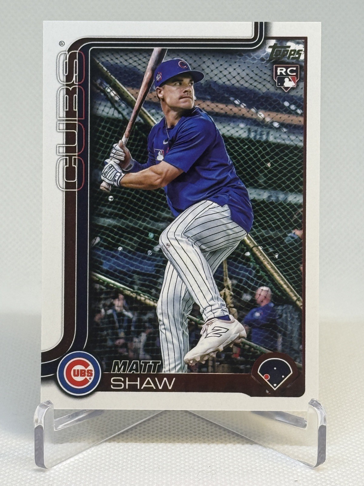 2025 Topps Update Matt Shaw Rookie Golden Mirror Variation RC SSP