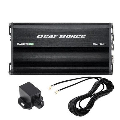 1200 Watt Monoblock  1-Ohm  Class D Car Audio Amplifier Machete Deaf Bonce