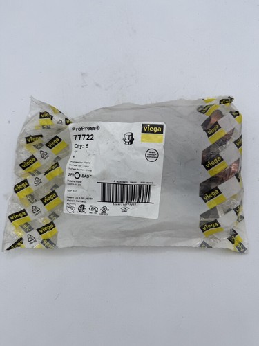 Viega ProPress 77722 Copper Cap 1 In P Zero Lead Germany Press Fitting 5pk