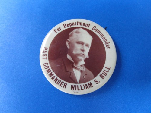 Antique Civil War Union Veteran GAR Department Commander Pin