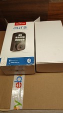 Kwikset Aura Satin Bronze Finish Electronic Bluetooth Keypad Smart Lock