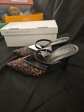 Women  s Sonia Heels with Memory Foam Insole   A New Day Size 7