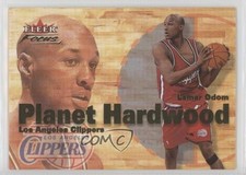 2000-01 Fleer Focus Planet Hardwood Lamar Odom #5PH 1f8