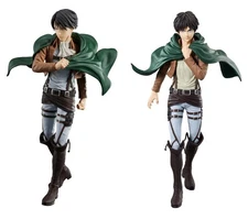 Attack on Titan Grandista Levi Ackerman & Eren Yeager Figure Set BANPREST