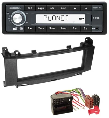 Continental MP3 AUX USB DAB 1DIN Autoradio für Mercedes A-Klasse W169 B-Klasse W - Bild 1 von 4