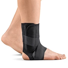 C/Tam-m (Unit), Ankle Stabilizer Splint and Band Adult Unisex, Black (Black), M