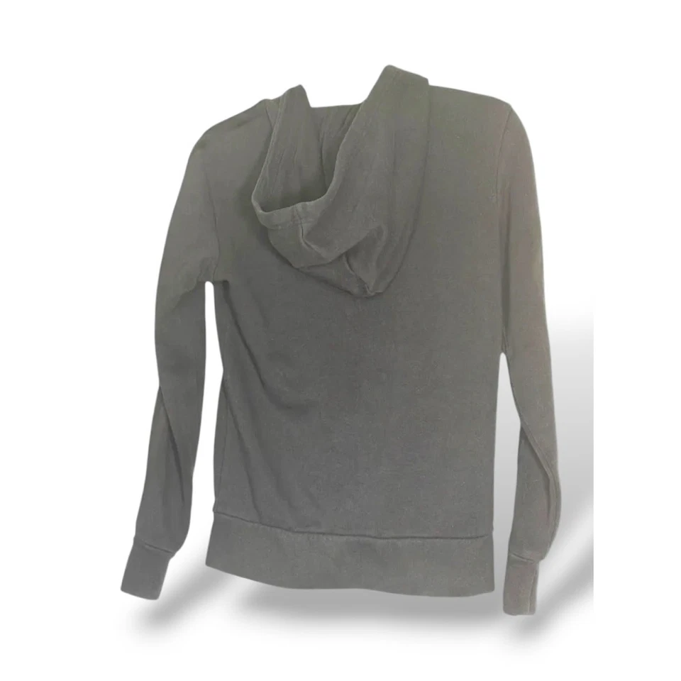 Chaqueta con Capucha Adidas Juvenil Mediana Negra 3 Rayas Cremallera Completa Talla 10-12 Ropa Activa Foto 2 de 4