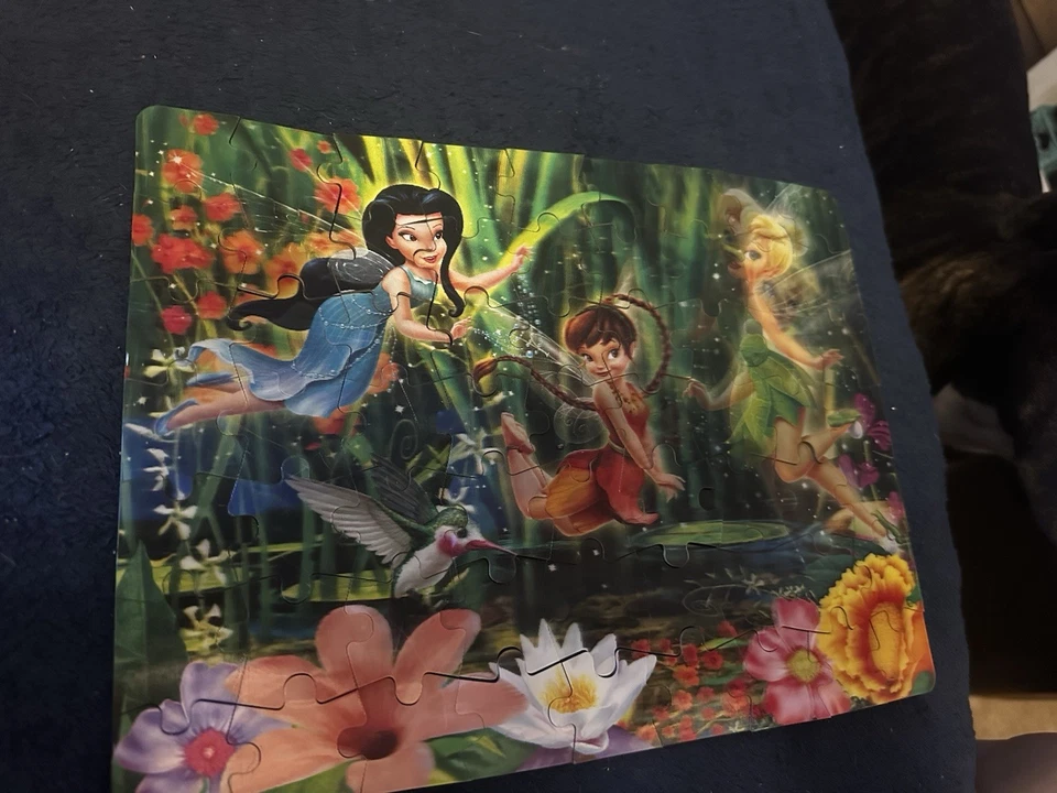 Disney Tinkerbell 63 Piece Puzzle Complete In Box - Image 2 of 4